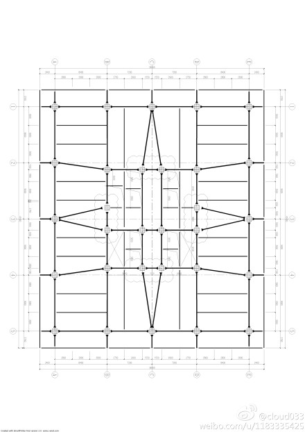 8度区钢管混凝土框架-钢支撑内筒结构
