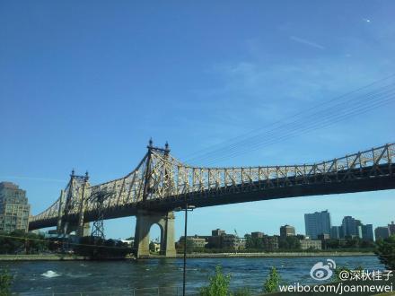 纽约的钢结构桥梁